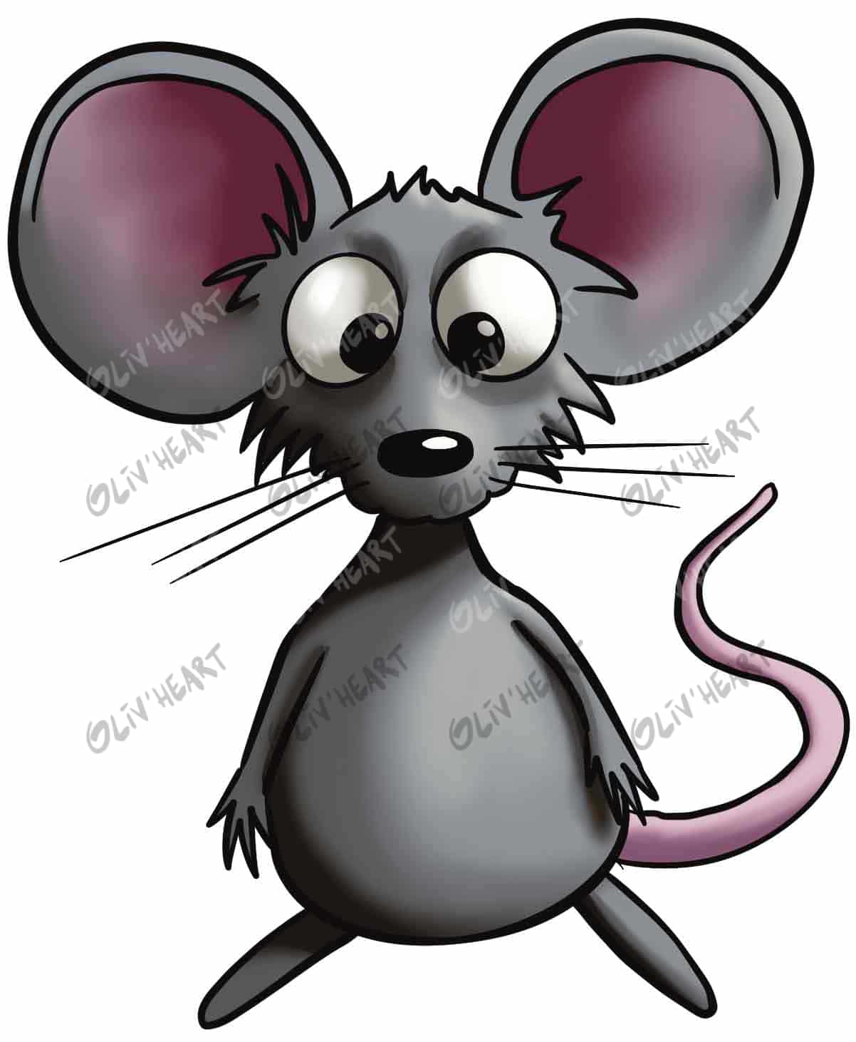 boutique illustrations sticker souris