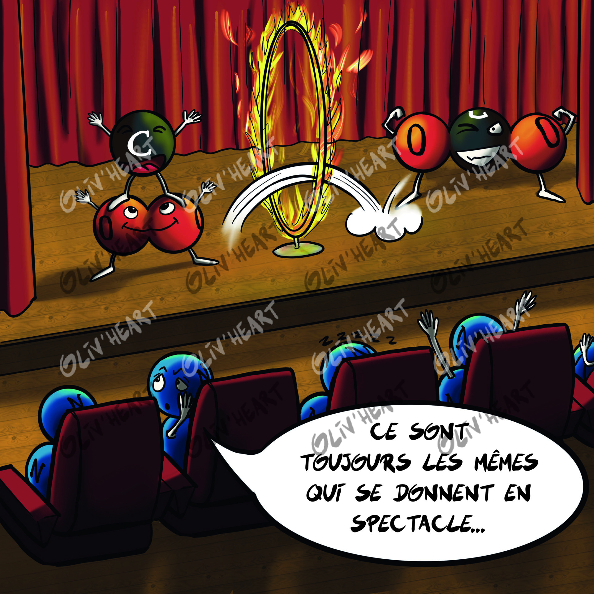 Illustration d'humour BD pour Enquêtes scientifiques seconde