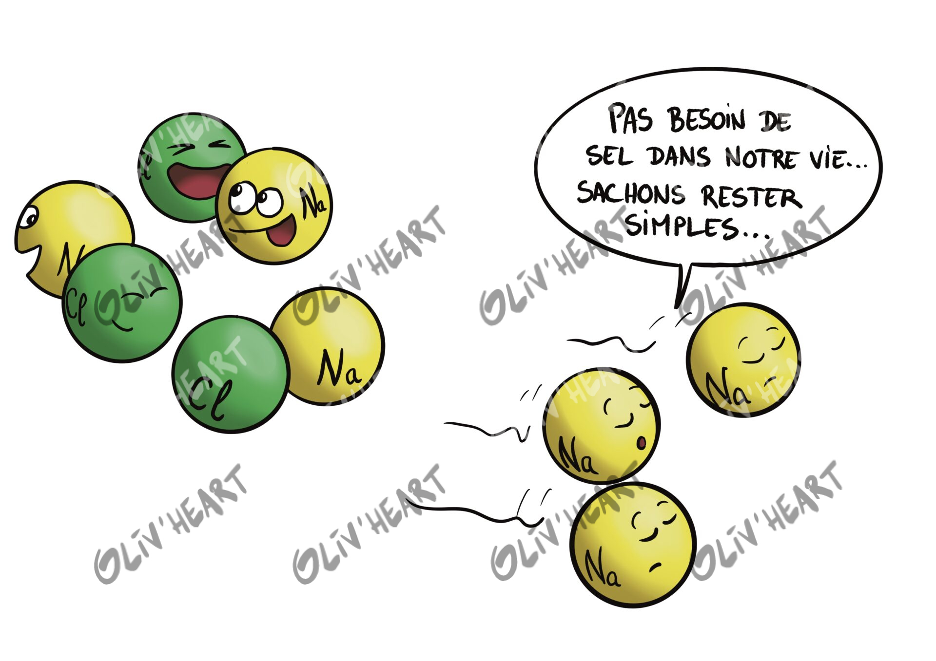 Illustration d'humour BD pour Enquêtes scientifiques seconde