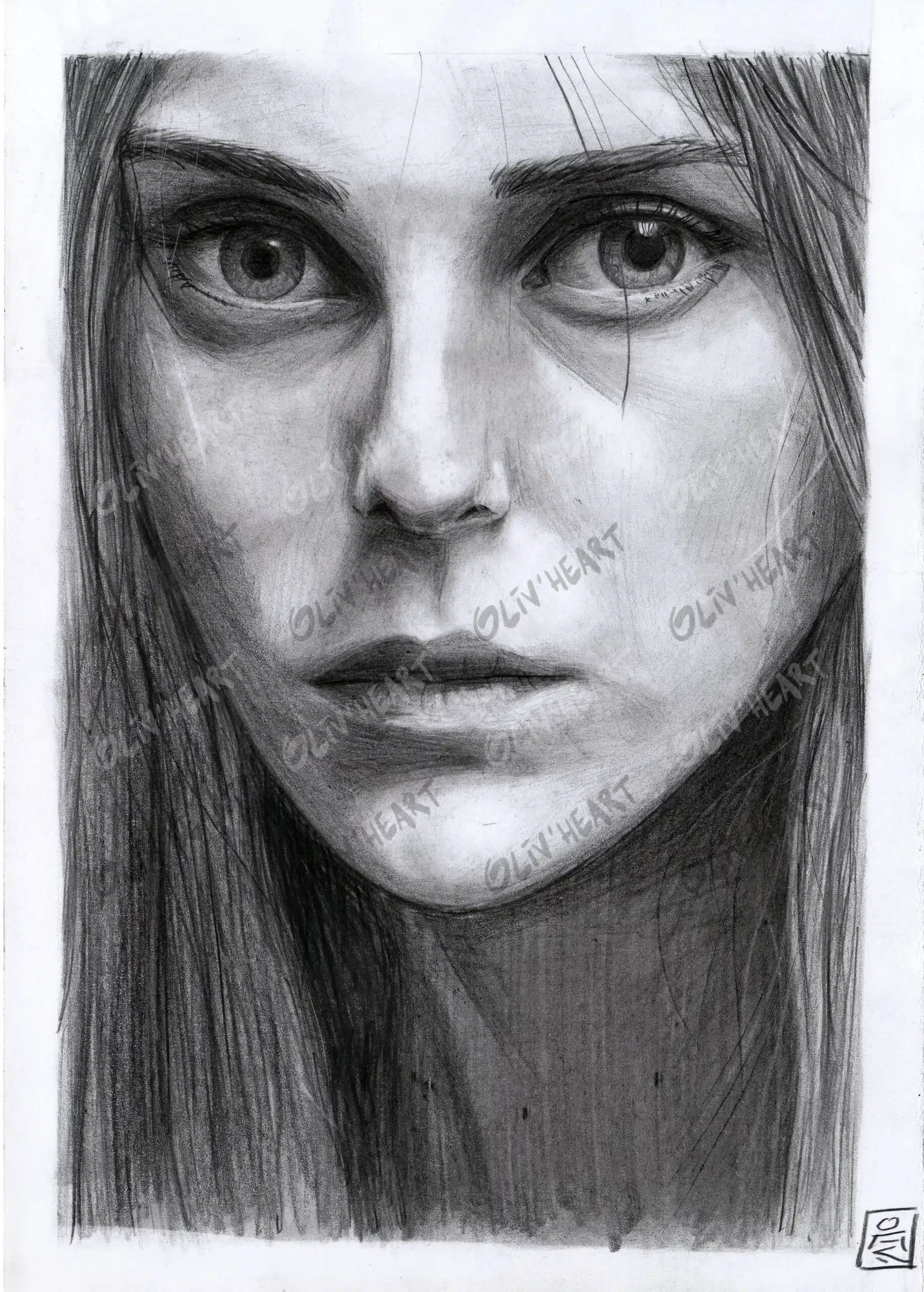Devis et tarifs 3 Portrait au Graphite Oliv'heart Illustrateur freelance