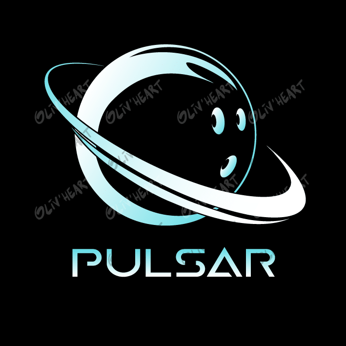 Commande de logo - boule de bowling et planète