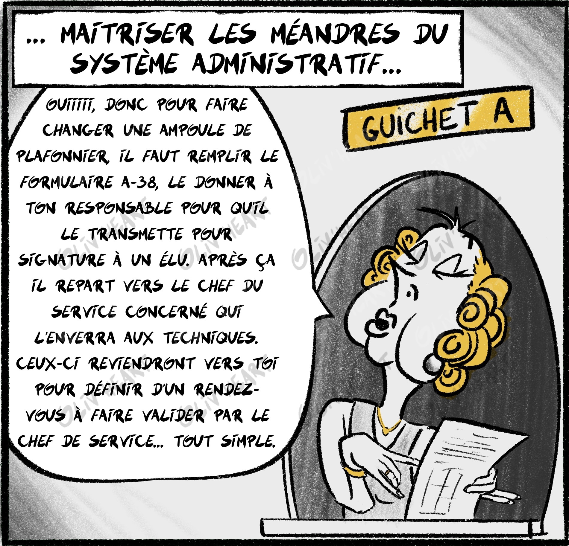 Caricature personnalisée humoristique métier - digital