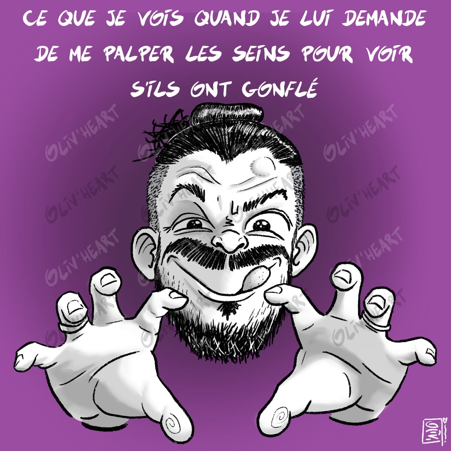 Caricature personnalisé humoristique - digital