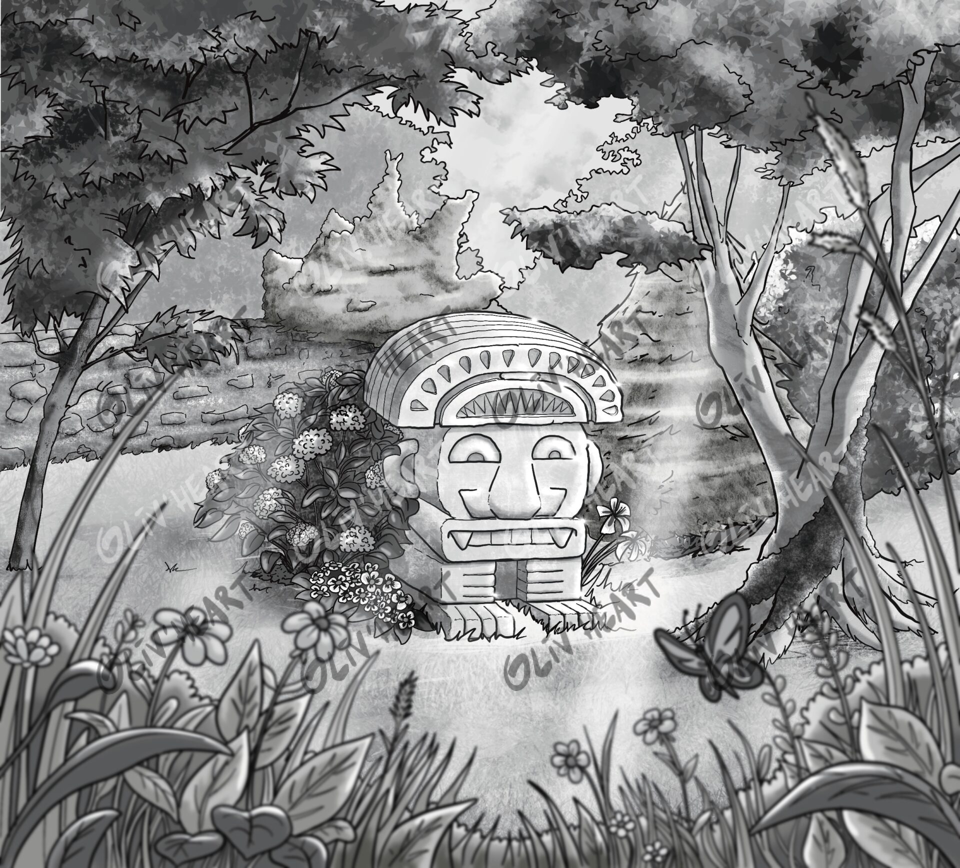 Illustration roman Las Piedras Que Hablan